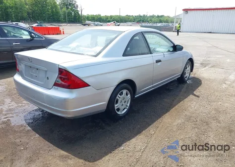 2001 Honda Civic Lx из США, поврежденный, VIN 1HGEM22561L067461